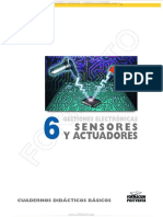 Manual Sensores Actuadores Electromotores Clasificacion Aplicaciones Unidad Control Estructura Sistemas Electronicos