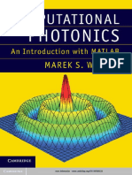 Computational Photonics an Introduction With MATLAB by Marek S. Wartak (Z-lib.org)