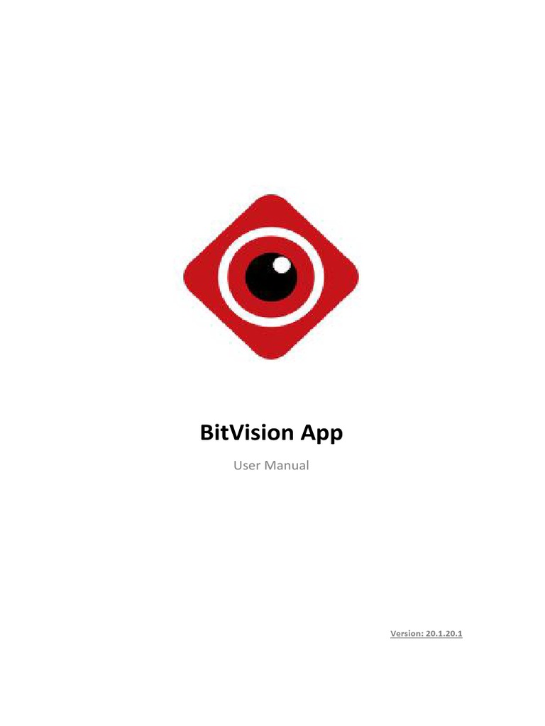 BitVision App User Manual | PDF | Screenshot | Ios