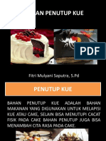 Materi Bahan Penutup Kue