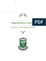 Regulamento Interno da St. Peter’s International School