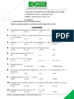 Subiect Comper Matematica EtapaI 2018 2019 Clasav