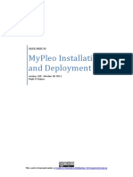 MyPleo Installation and Deployment