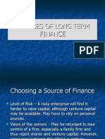 Sources of Long Term Finance