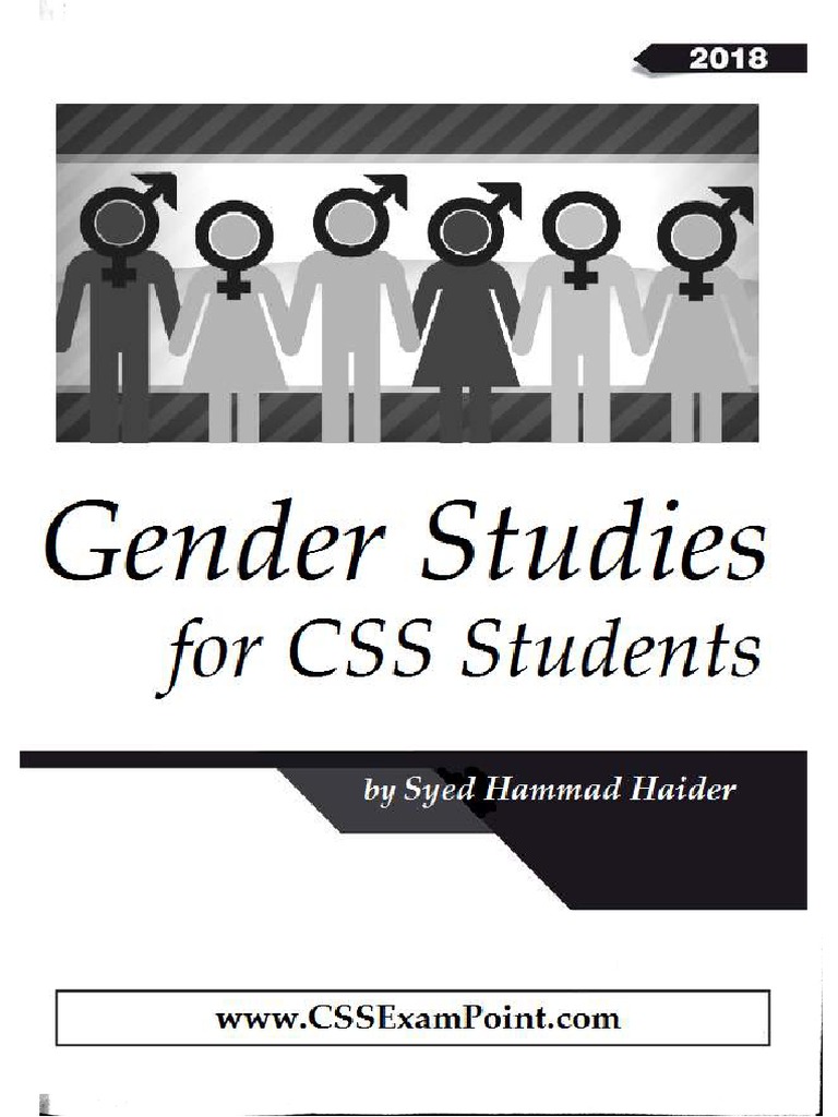 Gender CSS Students PDF Gender Gender Studies image picture