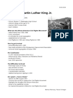 Handout Martin Luther King