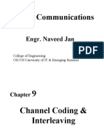 Mobile Comms Channel Coding & Interleaving