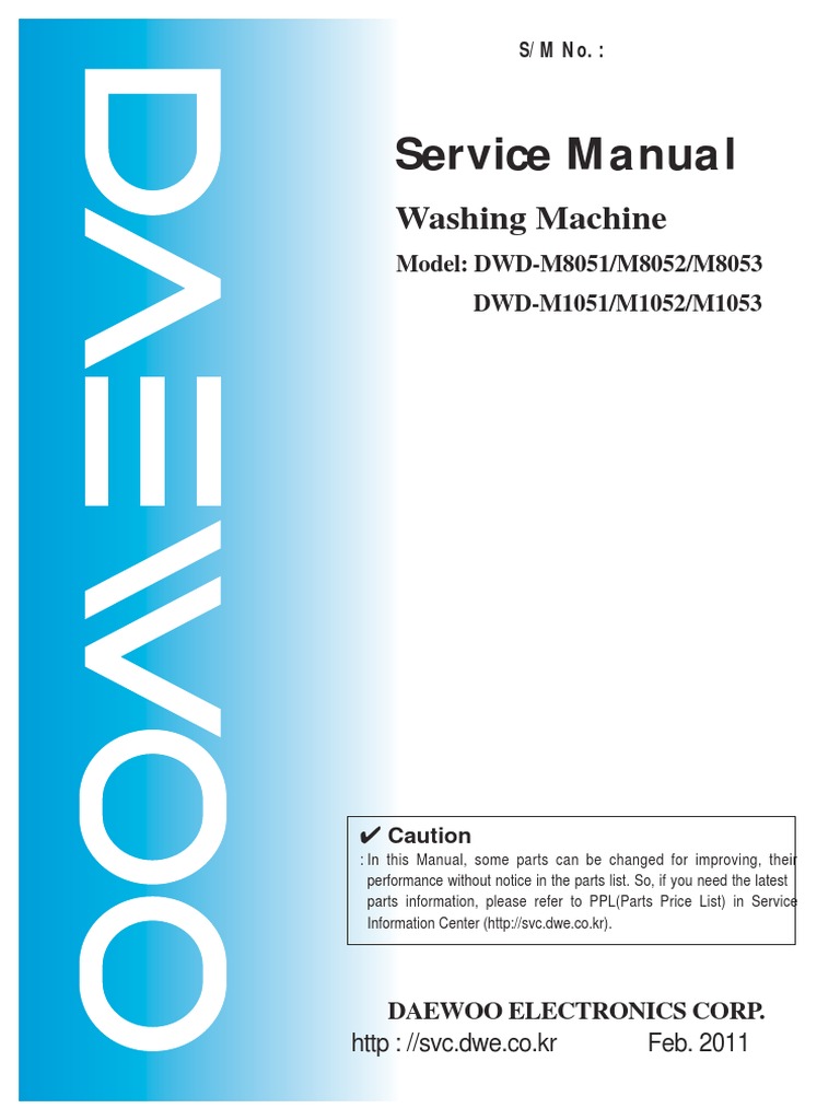 Daewoo dwd m8051