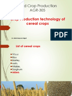 Field Crop Production AGR-305