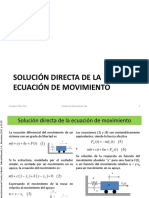 Gchioch - Clase 18 - Solución Directa de La Ecuación de Movimiento