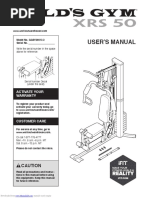 Gold's Gym - XRS 50 Manual