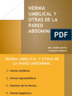 Hernia Umbilical y Otras de La Pared Abdominal