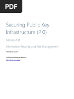 Securing Public Key Infrastructure (PKI)