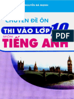 Chuyên Đề Ôn Thi Vào 10 Môn Tiếng Anh