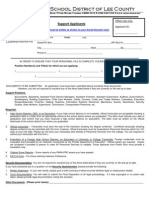 Support Document Submission Form - 2010