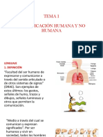 Tema 1 Comunicación Humana y No Humana