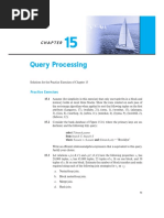 Query Processing: Practice Exercises