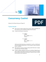 Concurrency Control Chapter Solutions