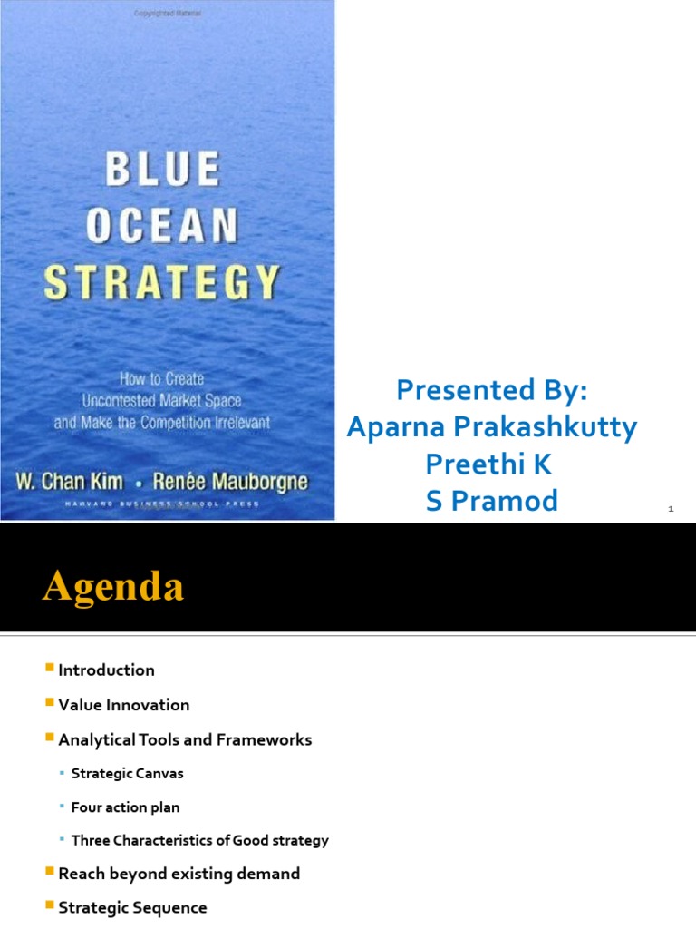 Blue Ocean Strategy and Value Innovation | PDF | Economies | Market ...