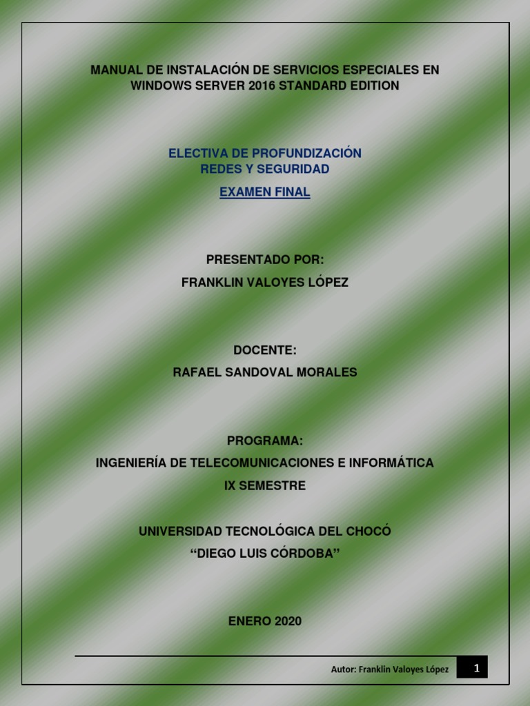 Manual Windows Server | Descargar gratis PDF | Directorio Activo ...