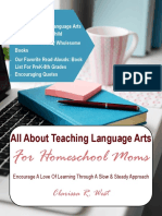 All About Teaching Language Arts: For Homeschool Moms