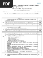 Model Question Paper-1 With Effect From 2019-20 (CBCS Scheme)