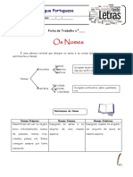 Ficha de Trabalho O Nome