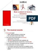 Asic Elements of Musical Acoustics: Study Aid To Learn Communication Acoustics, Vihiam 000