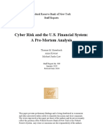 Cyber Risk and The U.S. Financial System: A Pre-Mortem Analysis