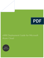 VSRX Deployment Guide For Microsoft Azure Cloud: Published