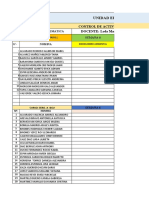 Control de Actividades Semana 6-10