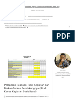 Pelaporan Realisasi Fisik Kegiatan Dan Berkas-Berkas Pendukungnya (Studi Kasus Kegiatan Sosialisasi) - Dani Suluh Permadi