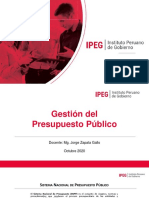 Gestion Del Presupuesto Publico - IPEG