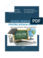 Școala On-Line Repere Ghid Metodologic