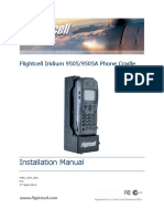 Installation Manual: Flightcell Iridium 9505/9505A Phone Cradle