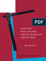 Kubla Khan_ Poetic Structure, Hypnotic Quality and Cognitive Style_ a Study in Mental, Vocal, And Critical Performance