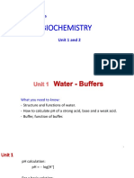 Unit 1&2 Exercises Biochemistry 27.10.20