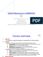 Solid Mechanics EMM331: Ir. Dr. Feizal Yusof Creep Lectures Week 9-10 (6 HRS) Mobile:01132214739