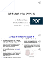 2solid Mechanics EMM331 Fracture Lecture2