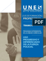 Uso progresivo de la fuerza policial