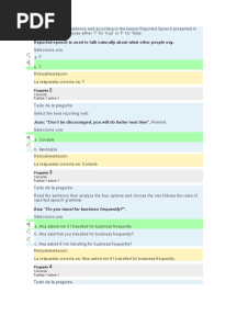 Reported Speech Is Used To Talk Naturally About What Other People Say