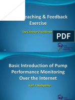 Micro Teaching Exercise - Basic Introduction of Pump Performance Monitoring Over The Internet. K J Darbyshire