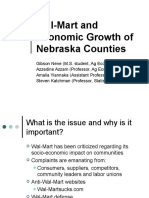 Wal-Mart and Economic Growth of Nebraska Counties