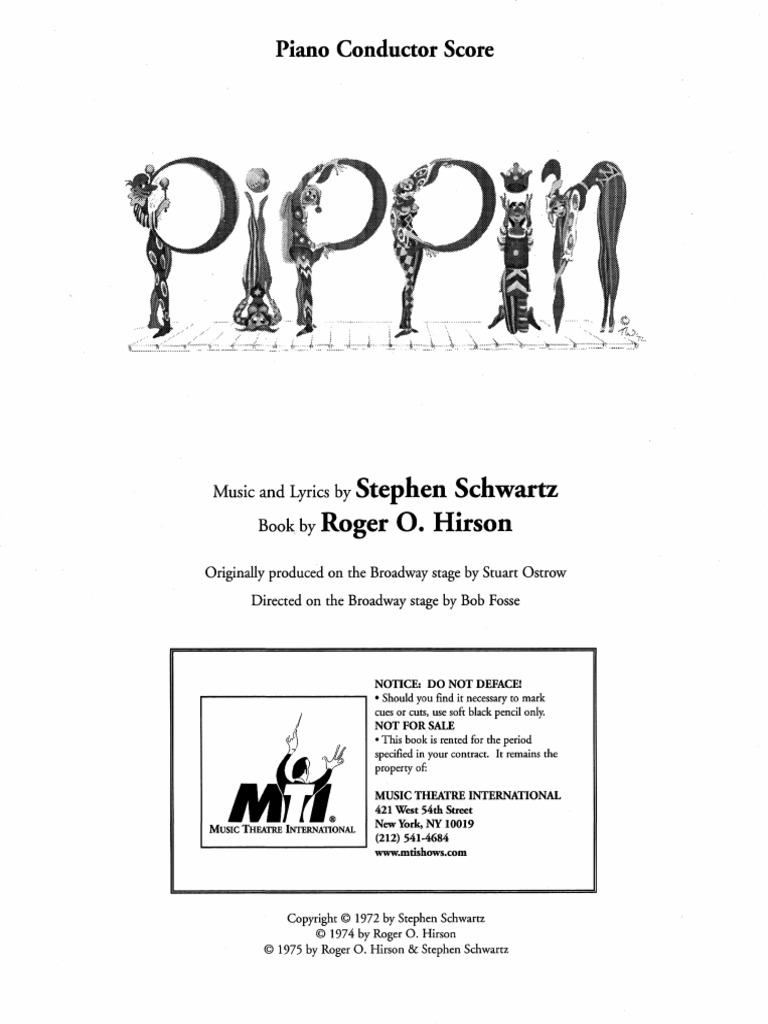 Pippin Score PDF