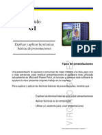 Módulo: Explicar y Aplicar Las Técnicas Básicas de Presentaciones