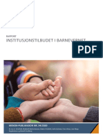 Institusjonstilbudet I Barnevernet 2020 (Regjeringen - No)