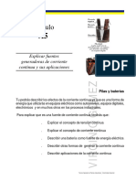 Módulo: Explicar Fuentes Generadoras de Corriente Continua y Sus Aplicaciones