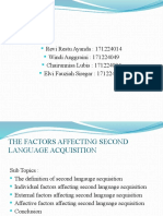 Second Language Acquisition Group 2