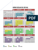 Calendário Estado Da Bahia 2011