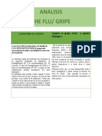 Analisis The Flu/ Gripe: Agente Es Gripe Aviar o Agente Biológico